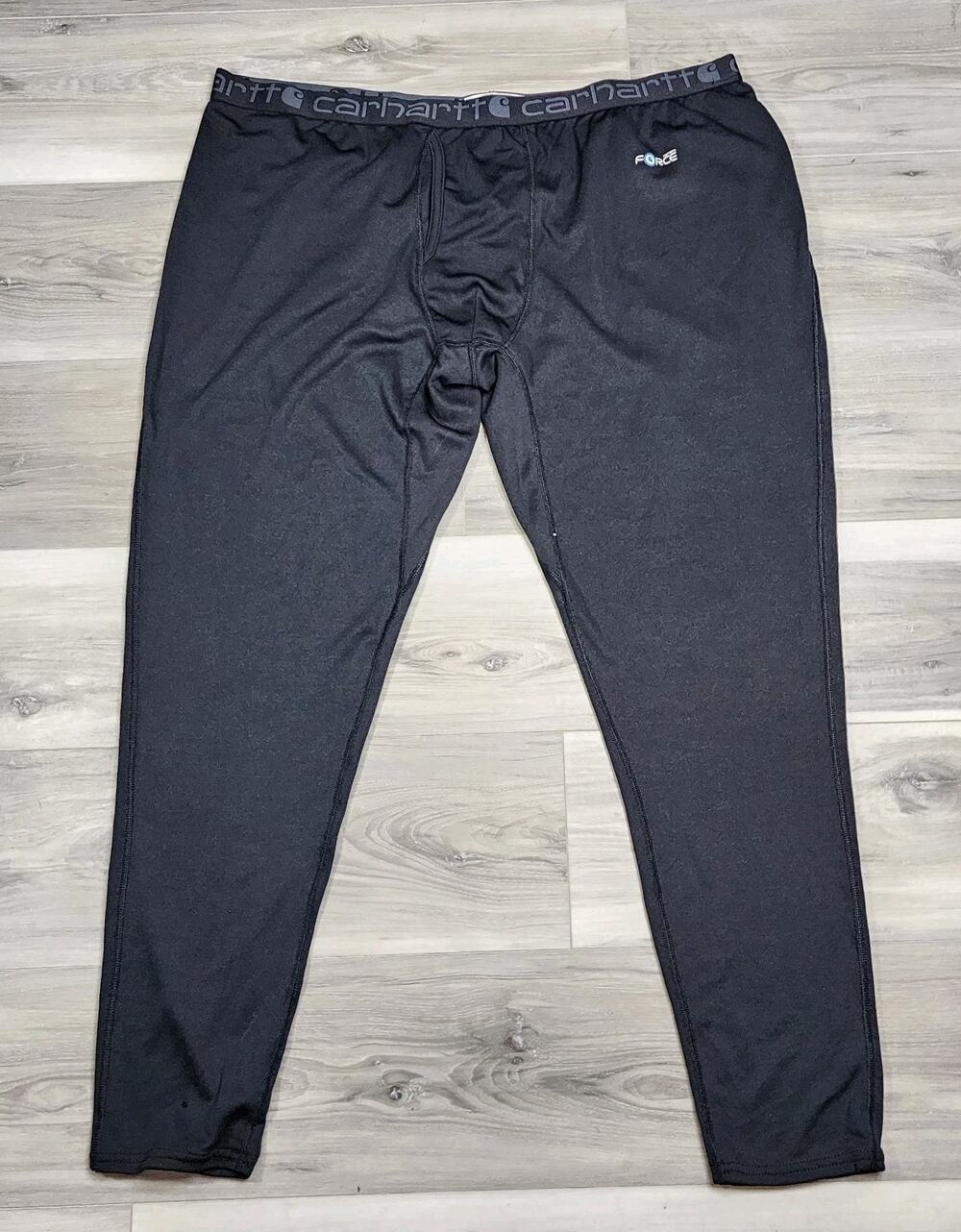 Carhartt Thermal Pants Men's 2XL Black Base Layer